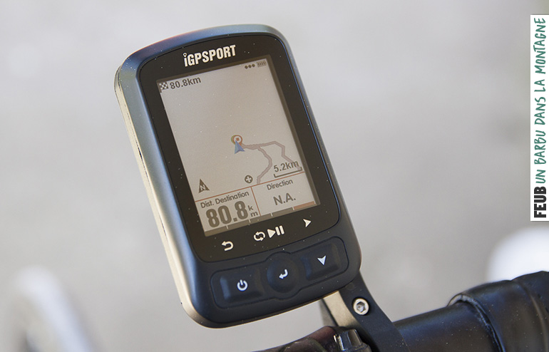 Test du compteur vélo GPS iGPSport iGS618